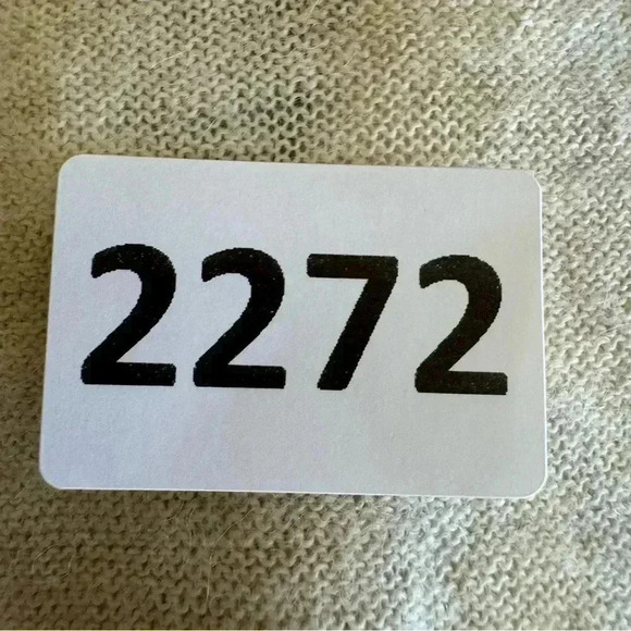 MADEWELL Colorblock Wool Linen Blend Cardigan  Sweater Cozy  Tan  Sz M #2272 - Picture 11 of 11